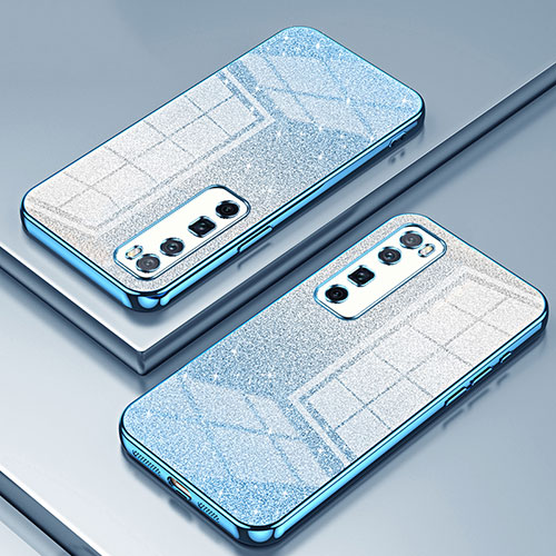 Ultra-thin Transparent TPU Soft Case Cover SY1 for Huawei Nova 7 Pro 5G Blue