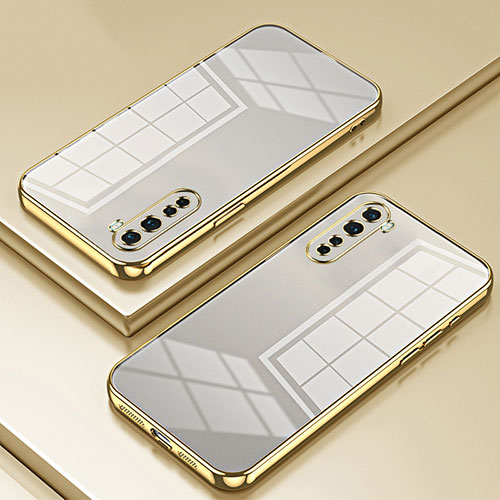 Ultra-thin Transparent TPU Soft Case Cover SY1 for OnePlus Nord Gold