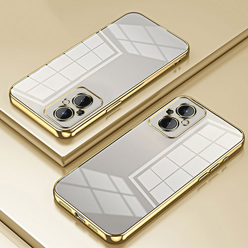 Ultra-thin Transparent TPU Soft Case Cover SY1 for OnePlus Nord N20 5G Gold