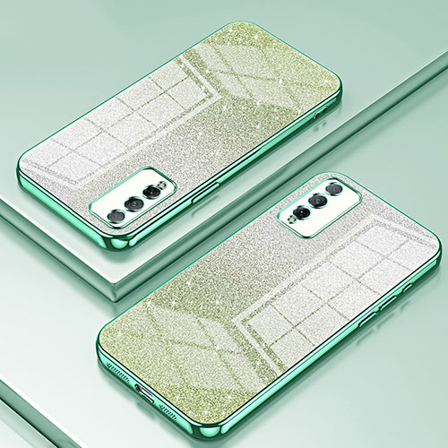 Ultra-thin Transparent TPU Soft Case Cover SY2 for Huawei Honor Play4T Pro Green