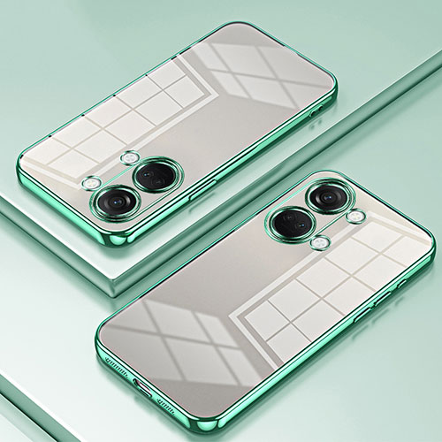 Ultra-thin Transparent TPU Soft Case Cover SY2 for OnePlus Ace 2V 5G Green