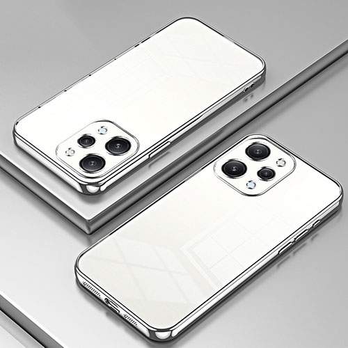 Ultra-thin Transparent TPU Soft Case Cover SY2 for Xiaomi Redmi 12 4G Silver