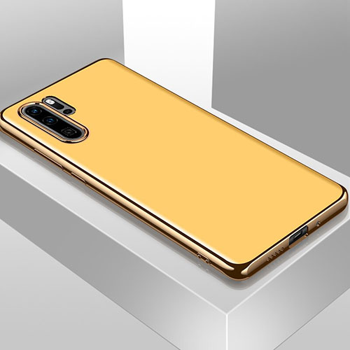 Ultra-thin Transparent TPU Soft Case Cover T01 for Huawei P30 Pro Gold