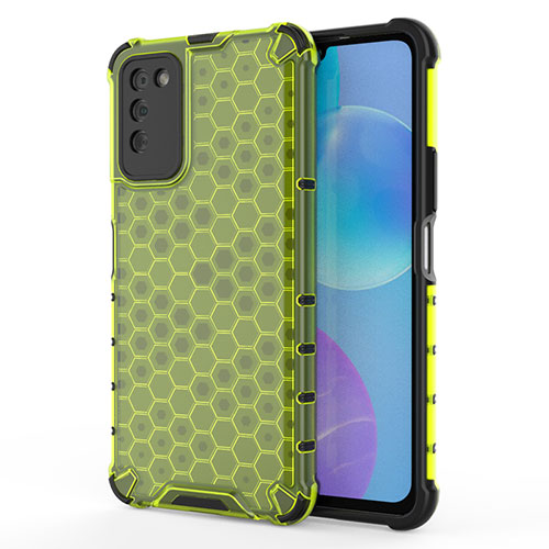 Ultra-thin Transparent TPU Soft Case Cover U01 for Huawei Honor 30 Lite 5G Green