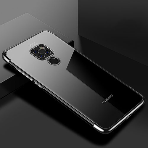 Ultra-thin Transparent TPU Soft Case Cover U01 for Huawei Mate 20 Black