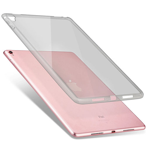 Ultra-thin Transparent TPU Soft Case for Apple iPad Pro 9.7 Gray