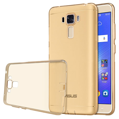 Ultra-thin Transparent TPU Soft Case for Asus Zenfone 3 Laser Gold