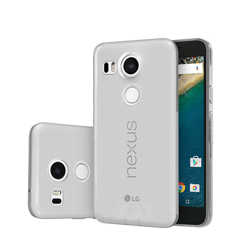 Ultra-thin Transparent TPU Soft Case for Google Nexus 5X Gray