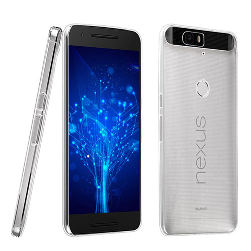 Ultra-thin Transparent TPU Soft Case for Google Nexus 6P Clear