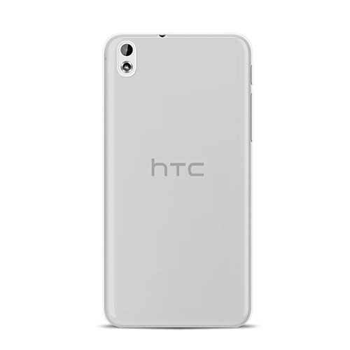 Ultra-thin Transparent TPU Soft Case for HTC Desire 816 Gray