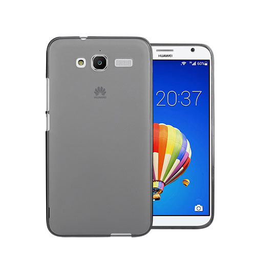 Ultra-thin Transparent TPU Soft Case for Huawei Ascend GX1 Gray