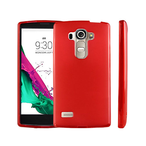 Ultra-thin Transparent TPU Soft Case for LG G4 Beat Red
