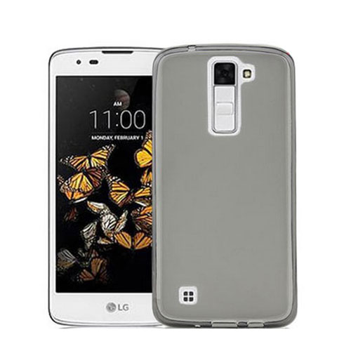 Ultra-thin Transparent TPU Soft Case for LG Stylus 2 Plus Gray