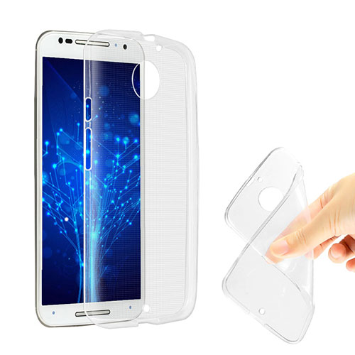 Ultra-thin Transparent TPU Soft Case for Motorola Moto X (2nd Gen) Clear