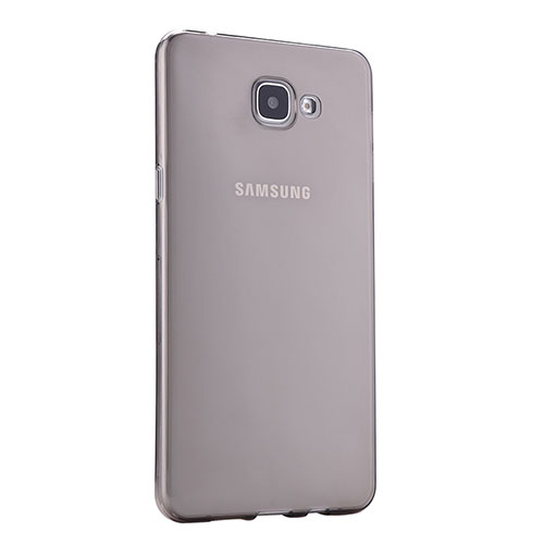 Ultra-thin Transparent TPU Soft Case for Samsung Galaxy A9 Pro (2016) SM-A9100 Gray
