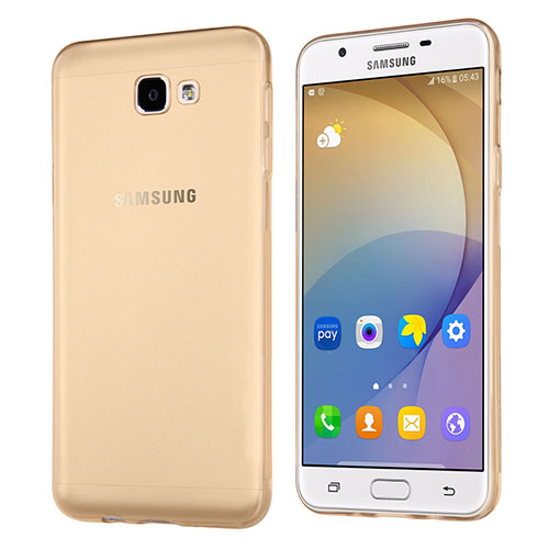 Ultra-thin Transparent TPU Soft Case for Samsung Galaxy J5 Prime G570F Gold