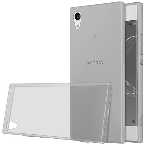 Ultra-thin Transparent TPU Soft Case for Sony Xperia XA1 Ultra Gray