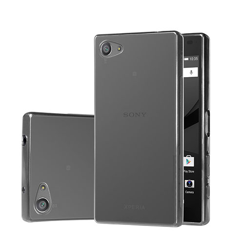 Ultra-thin Transparent TPU Soft Case for Sony Xperia Z5 Compact Gray