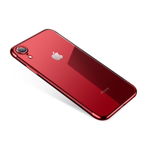 Ultra-thin Transparent TPU Soft Case H01 for Apple iPhone XR Red