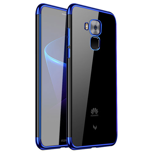 Ultra-thin Transparent TPU Soft Case H01 for Huawei G9 Plus Blue