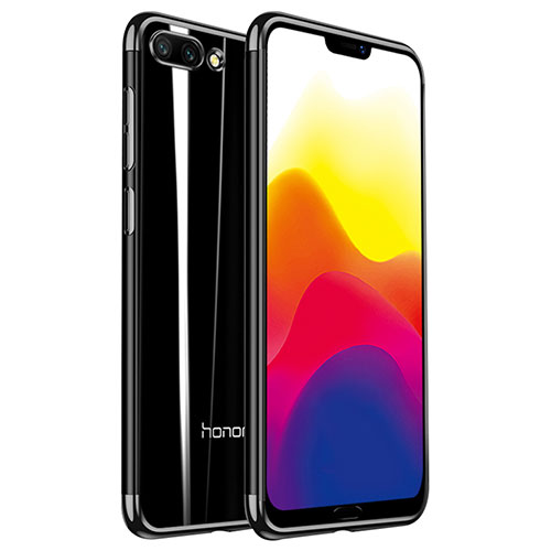 Ultra-thin Transparent TPU Soft Case H01 for Huawei Honor 10 Black