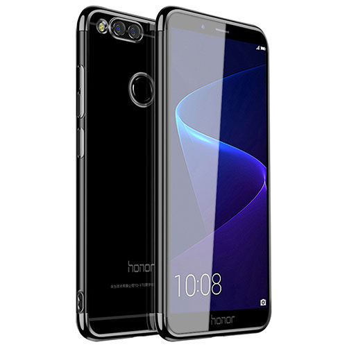 Ultra-thin Transparent TPU Soft Case H01 for Huawei Honor 7X Black
