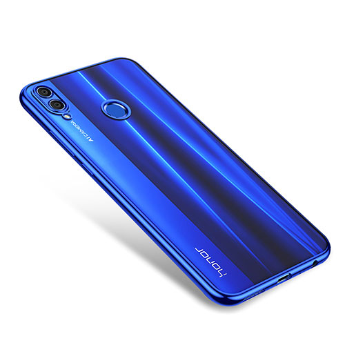 Ultra-thin Transparent TPU Soft Case H01 for Huawei Honor 8X Blue