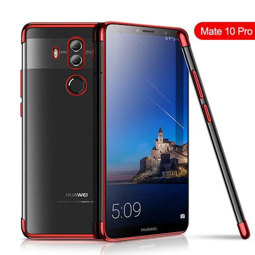 Ultra-thin Transparent TPU Soft Case H01 for Huawei Mate 10 Pro Red