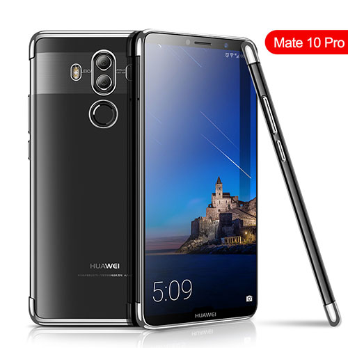 Ultra-thin Transparent TPU Soft Case H01 for Huawei Mate 10 Pro Silver