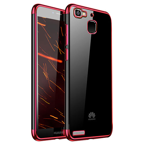 Ultra-thin Transparent TPU Soft Case H01 for Huawei P8 Lite Smart Red