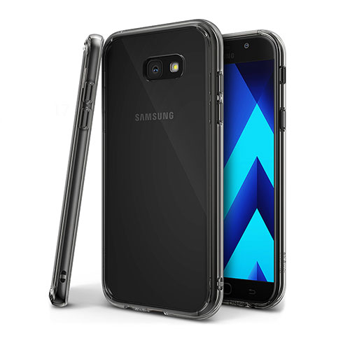 Ultra-thin Transparent TPU Soft Case H01 for Samsung Galaxy A7 (2017) A720F Gray