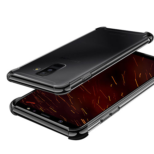 Ultra-thin Transparent TPU Soft Case H01 for Samsung Galaxy A9 Star Lite Black