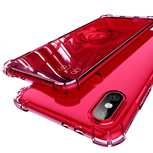 Ultra-thin Transparent TPU Soft Case H01 for Xiaomi Mi 6X Pink