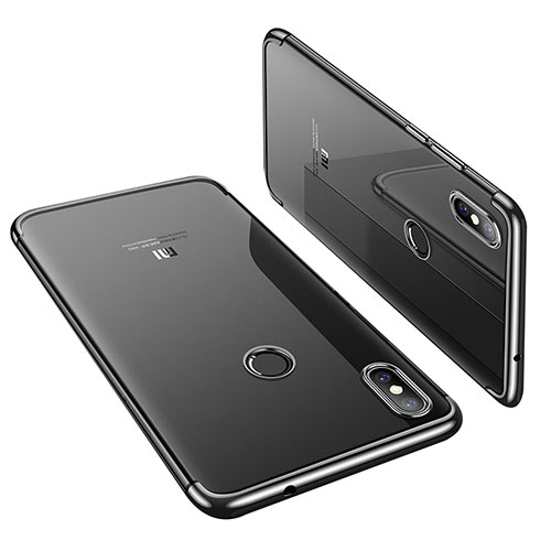 Ultra-thin Transparent TPU Soft Case H01 for Xiaomi Mi 8 Black
