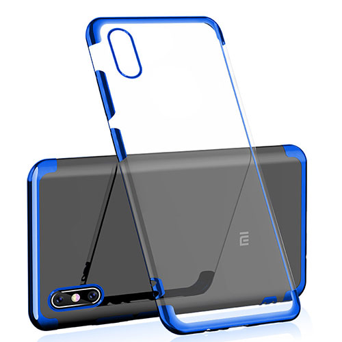 Ultra-thin Transparent TPU Soft Case H01 for Xiaomi Mi 8 Explorer Blue