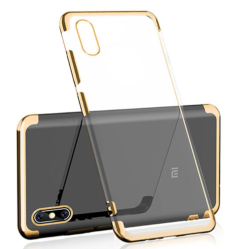 Ultra-thin Transparent TPU Soft Case H01 for Xiaomi Mi 8 Explorer Gold