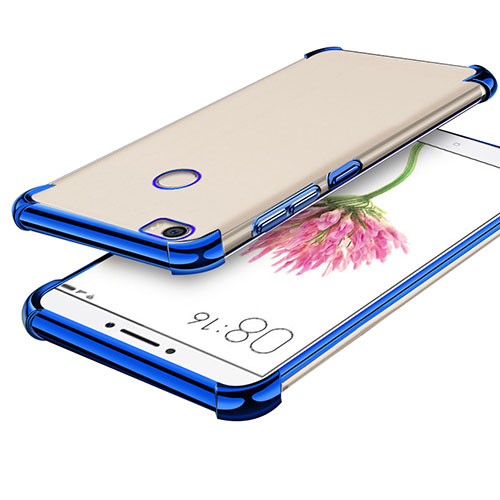 Ultra-thin Transparent TPU Soft Case H01 for Xiaomi Mi Max Blue