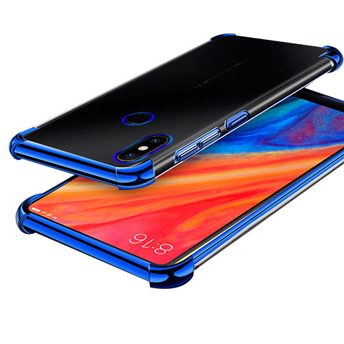 Ultra-thin Transparent TPU Soft Case H01 for Xiaomi Mi Mix 2S Blue