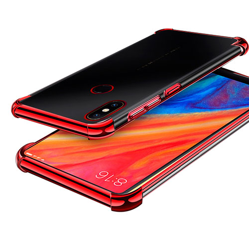 Ultra-thin Transparent TPU Soft Case H01 for Xiaomi Mi Mix 2S Red