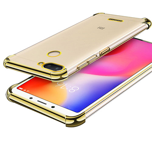 Ultra-thin Transparent TPU Soft Case H01 for Xiaomi Redmi 6 Gold