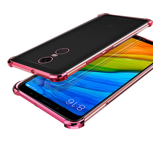 Ultra-thin Transparent TPU Soft Case H01 for Xiaomi Redmi Note 5 Indian Version Rose Gold