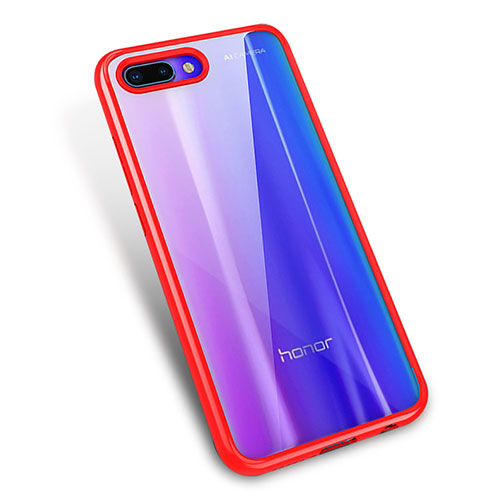 Ultra-thin Transparent TPU Soft Case H02 for Huawei Honor 10 Red