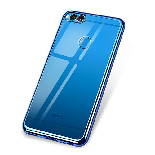 Ultra-thin Transparent TPU Soft Case H02 for Huawei Honor 7X Blue