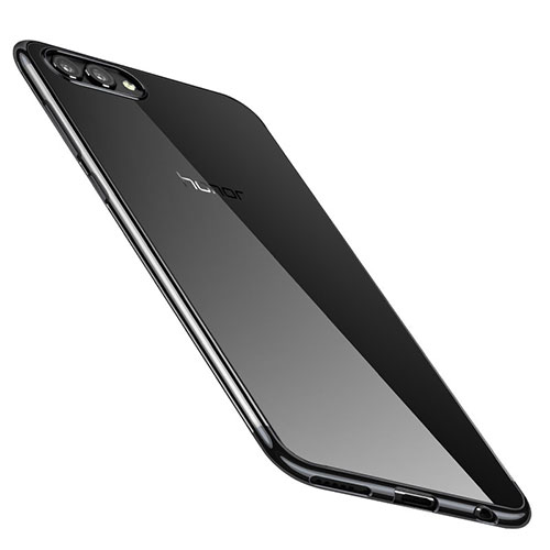 Ultra-thin Transparent TPU Soft Case H02 for Huawei Honor V10 Black