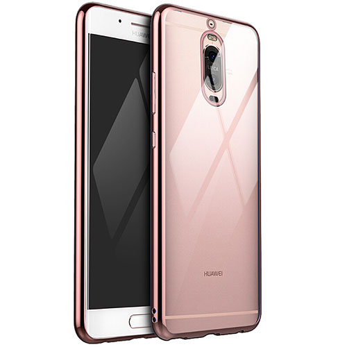 Ultra-thin Transparent TPU Soft Case H02 for Huawei Mate 9 Pro Rose Gold