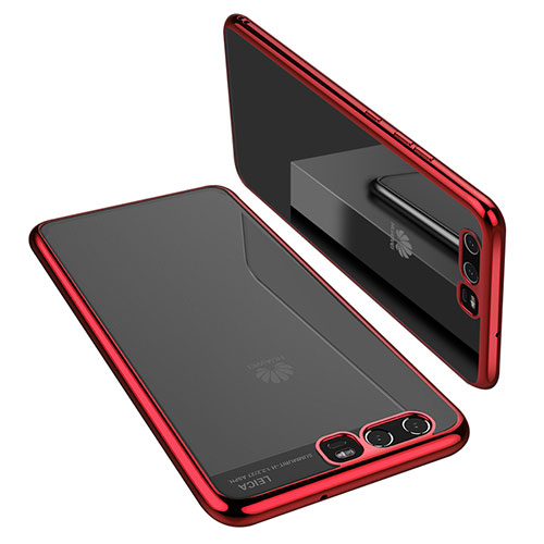 Ultra-thin Transparent TPU Soft Case H02 for Huawei P10 Red