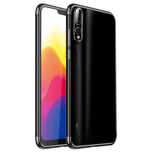 Ultra-thin Transparent TPU Soft Case H02 for Huawei P20 Pro Black