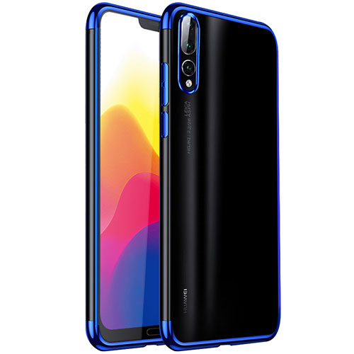 Ultra-thin Transparent TPU Soft Case H02 for Huawei P20 Pro Blue