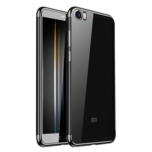 Ultra-thin Transparent TPU Soft Case H02 for Xiaomi Mi 5 Black