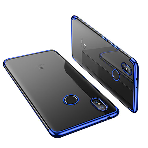 Ultra-thin Transparent TPU Soft Case H02 for Xiaomi Mi 6X Blue
